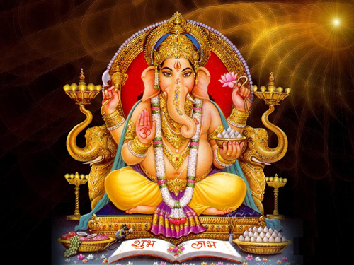 The God of Giving Sucess . It is believed that for becoming a successful man and woman Ganapati plays a very vital role